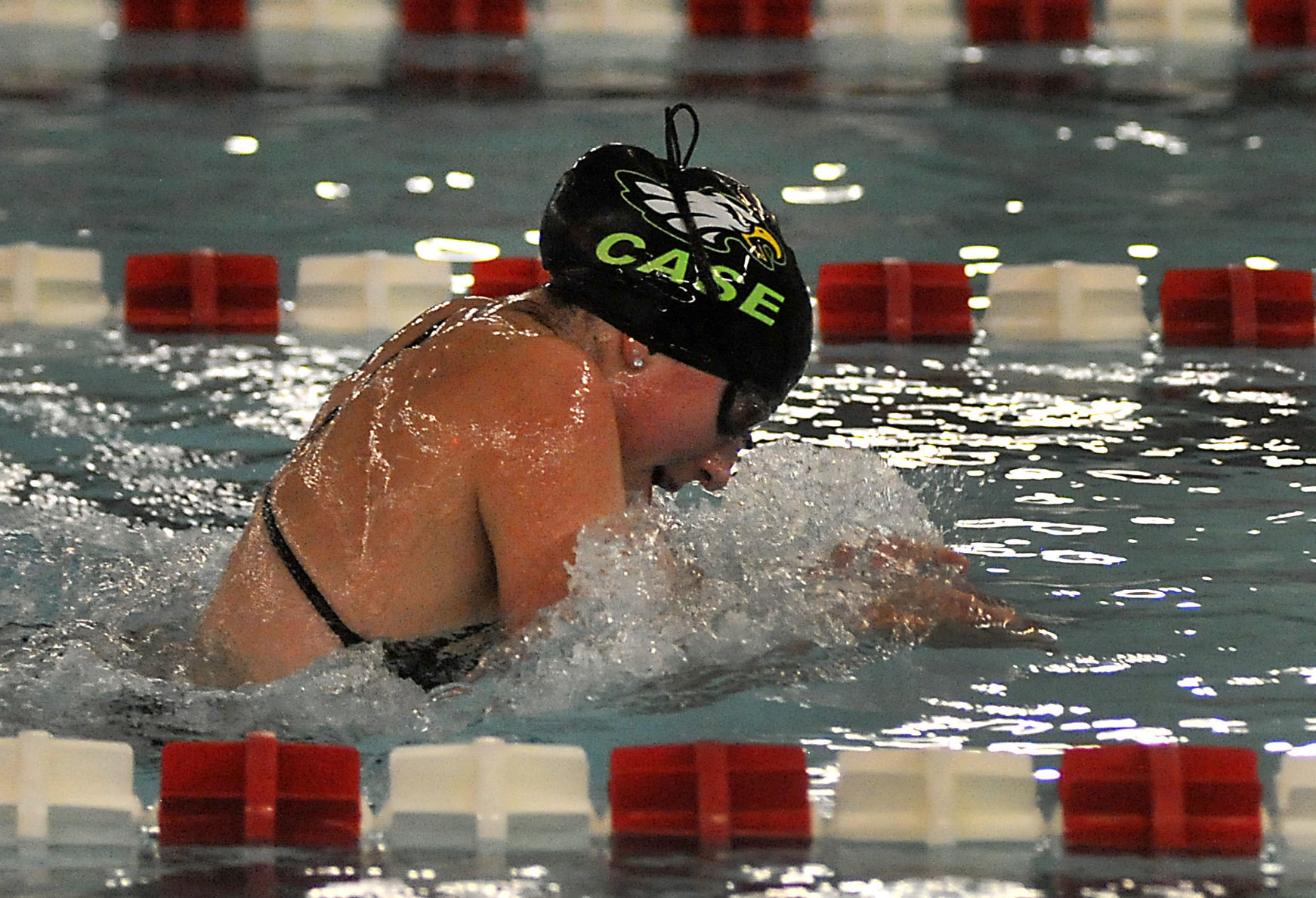 Case vs. Horlick girls swimming